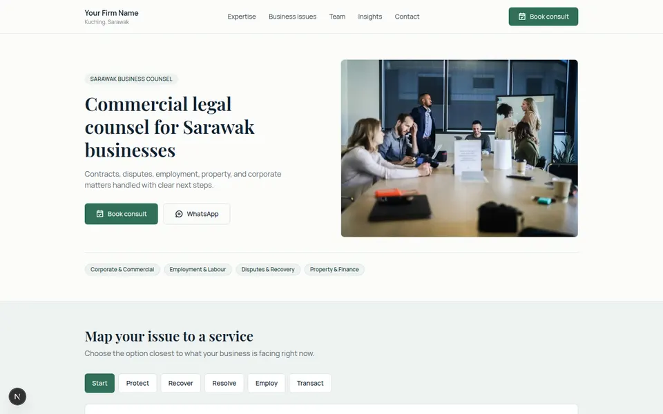 Corporate Counsel concept preview